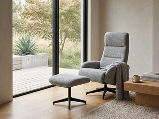 Maya Swivel Recliner & Ottoman Product Image